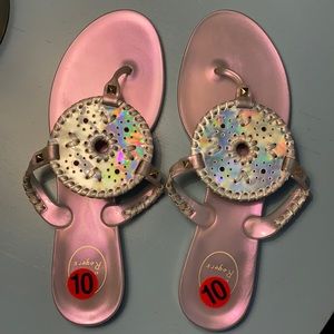 Iridescent Jack Rogers Georgica Jellies NWT